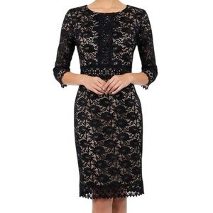 3/4 Black Laced Dress